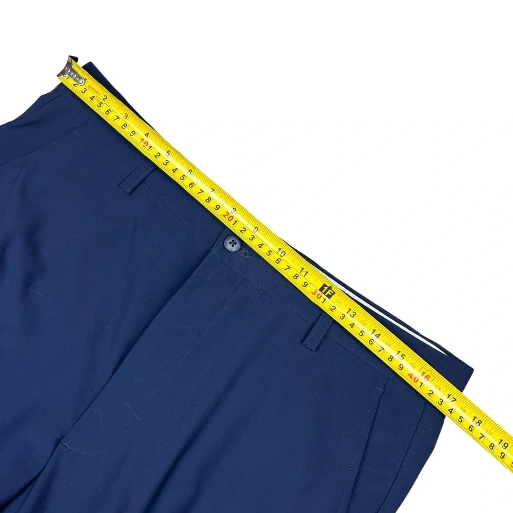 FootJoy FJ Golf Pants Mens 34x30 Navy Blue Performance Stretch Straight Leg - Picture 10 of 13